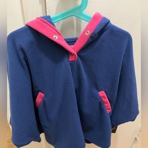 Animal Hoodie Poncho warm material